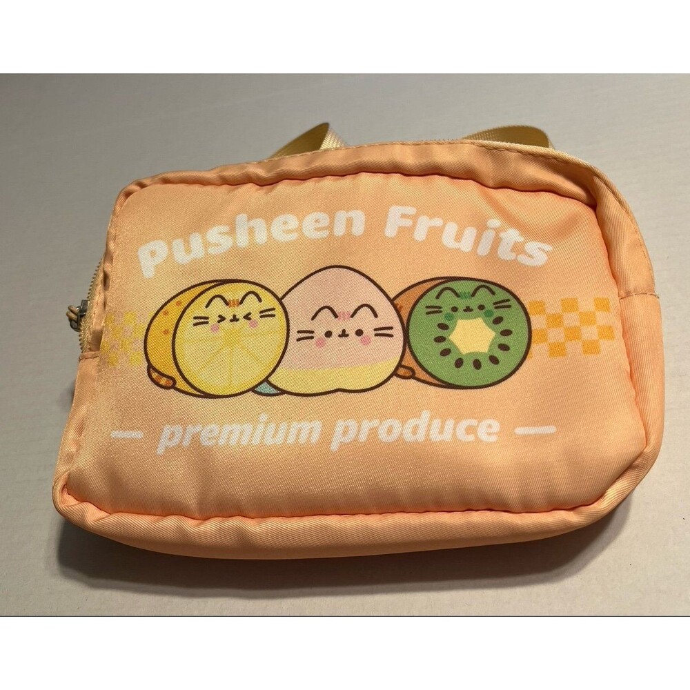 Pusheen Fruits Fanny Pack Bag Orange Culturefly Good Condition Kawaii Cutesy